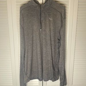 XXL Nike Dri-FIT 1/4 Zip Pullover Running Grey Men’s XL